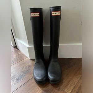 Original Hunter tall boots - black size 8F